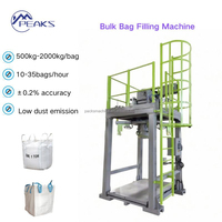 Stations de remplissage de sacs industriels (FIBC) pour engrais, fabricant de machines de remplissage semi-automatiques pour sacs en vrac