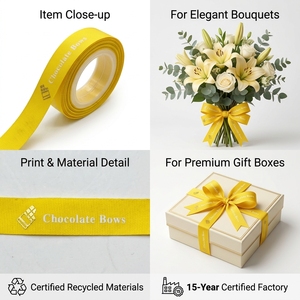 Cinta de Tencel con Logotipo Personalizado, Cinta de Lyocell Sostenible para Embalaje de Cajas de Perfume <span class=keywords><strong>y</strong></span> Joyería, Fabricante de Cintas Ecológicas - Product Image 6