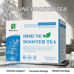 Té herbario premium para fortalecer el sistema inmunológico, OEM, apoyo inmunológico natural, aumenta la energía y la salud corporal, 20 bolsitas. - Product Image 1