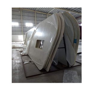 Lámina de gel coat de fibra de vidrio FRP resistente a los rayos UV / Paneles de pared marinos a prueba de humedad de 1-6 mm de espesor - Product Image 1