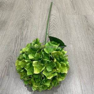 B-089 vendita diretta all'ingrosso 70cm di seta ortensia lungo stelo ramo ortensia fiori fiori fiori matrimonio bianco ortensia - Product Image 6
