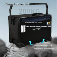 Glacière portable isotherme 26L ultra-légère en PP avec isolation en mousse sur 5 côtés pour la pêche en mer, le camping et les pique-niques, qualité alimentaire, étanche