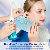 W10-B Irrigateur auriculaire portable à eau pour usage domestique, sûr et efficace pour le nettoyage des oreilles