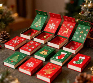 Luxury Custom Oversized Magnetic Christmas <b>Gift</b> <b>Box</b> Extra <b>Large</b> Rigid Packaging for <b>Gift</b> Set - Product Image 1