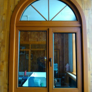 Penjualan laris 2023 jendela kayu kaca ganda Prima Model pintu jendela kayu jendela kayu - Product Image 1