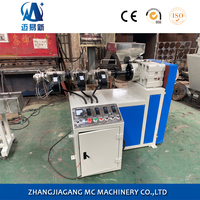 Ligne de machine d'extrusion de granulation de plastique SJ30 pour PP PE PET ABS 5-10 kg/h