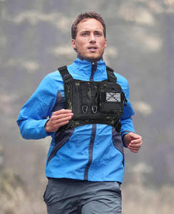 Free sample Men's Retro Tactical Chest <b>Bag</b> with <b>Underarm</b> Shoulder Strap PU Multifunctional Outdoor Fashion Shoulder <b>Bag</b> Pure - Product Image 3