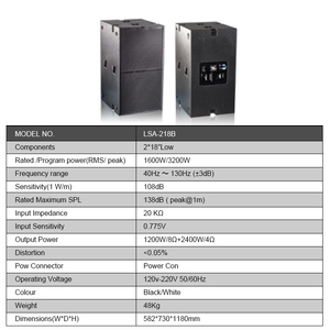 Party Tower Loa Âm Thanh Hệ Thống Đầy Đủ Phạm Vi <span class=keywords><strong>Powered</strong></span> Line Mảng Loa Siêu Trầm Loa Woofer Dj Mixer Âm Thanh Chuyên Nghiệp Video - Product Image 4