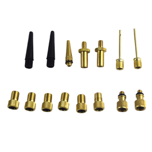 Kit d'accessoires universels pour gonflage de vélos et ballons |   Adaptateur Presta/Schrader avec aiguille, combo léger 35g, personnalisable - Product Image 1