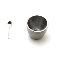 WELAND Ensemble de tamisage de matcha 4-en-1 écologique et durable de qualité alimentaire, avec tasse, tamis, cuillère et accessoires en acier inoxydable