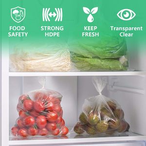 9527 Sacs en plastique transparent pour produits, 12 x 16 pouces, 350 unités, rouleau de conservation alimentaire, résistants à la congélation et à la chaleur, rectangulaires, à fermeture pliante - Product Image 3