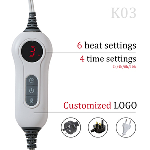 2025 CE RoHS EMC certifié nouvel an couverture électrique matelassée Europe économie d'énergie <span class=keywords><strong>chauffage</strong></span> lavable électrique couette chauffante pour - Product Image 3