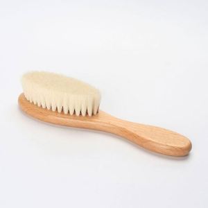 High Quality Baby Hair Cleaning Brush with Beech Wooden Handle - Product Image 4