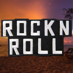 Toppe Ricamate Personalizzate <span class=keywords><strong>Rock</strong></span> and <span class=keywords><strong>Roll</strong></span>, Patch Punk Heavy Metal, Applicazioni Musicali per Vestiti, Badge da Cucire o Stirare - Product Image 1
