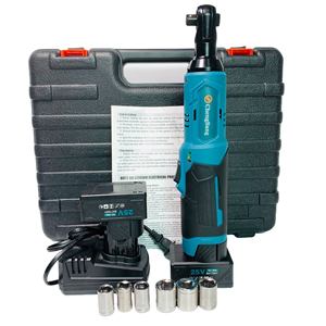 25v Portable Cordless Ratchet Wrench M10 Rechargeable Lithium 90 Degree Right Angle <b>Torque</b> Wrench <b>Set</b> C02 - Product Image 1