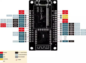 ESP8266 V3 開発ボード シリアル ポート CH340G 0.96NodeMCU Wifi モジュール付き 128 * 64 OLED スクリーン - Product Image 6