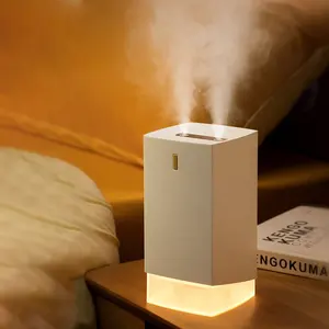रिचार्जेबल यूएसबी रात को प्रकाश का नेतृत्व किया 800ml बच्चे के कमरे शांत टेबल शांत धुंध हवा Humidifier