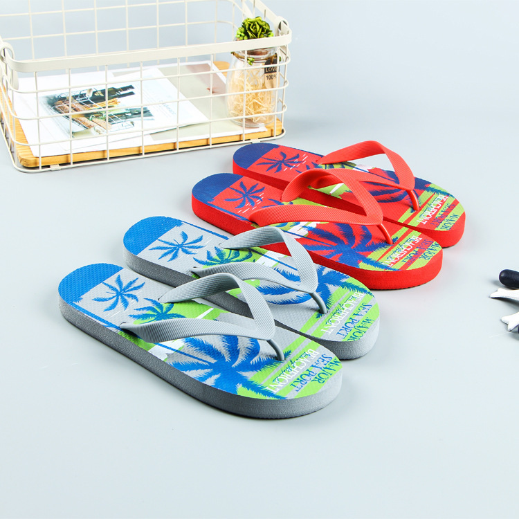 2023 Men's Flip-flops Non-slip PVC PE Casual Outdoor Slippers Manufacturers Wholesale