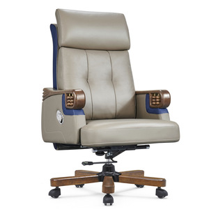 Fauteuil <span class=keywords><strong>de</strong></span> direction pivotant en cuir avec massage, fauteuil inclinable avec repose-pieds réglable, fauteuil <span class=keywords><strong>de</strong></span> bureau - Product Image 2