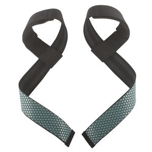 Custom Fitness energy <span class=keywords><strong>Power</strong></span> involucri da polso rivestiti in silicone sollevamento pesi Powerlifting palestra in Neoprene antiscivolo puntino mappatura personalizzata - Product Image 4