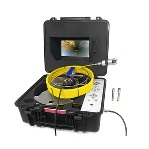 Drain Sewer Pipe Inspection Borescope Push Rod Camera System With 512HZ Locator