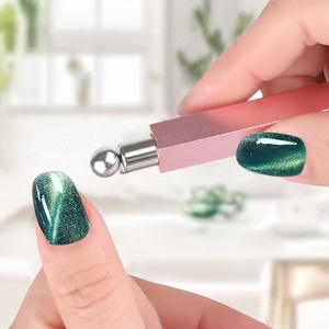 Juego Completo de Herramientas Magnéticas <span class=keywords><strong>para</strong></span> <span class=keywords><strong>Uñas</strong></span> <span class=keywords><strong>con</strong></span> Bolas de Acero Cuadradas y Redondas, Imanes Giratorios de Doble Cabeza <span class=keywords><strong>para</strong></span> Efecto Ojo de Gato - Product Image 4