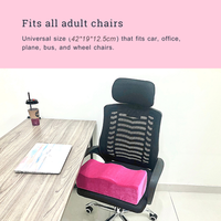 Coussin de siège en mousse à mémoire de forme en U, certifié Oeko-Tex, pour la récupération post-chirurgicale du lifting fessier brésilien (BBL) – Vente chaude directe usine