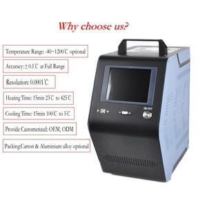 150度ポータブル低温ドライブロックキャリブレーション炉タッチ画面高速加熱冷却<span class=keywords><strong>Rtd</strong></span>サーモカップルキャリブレーター - Product Image 2
