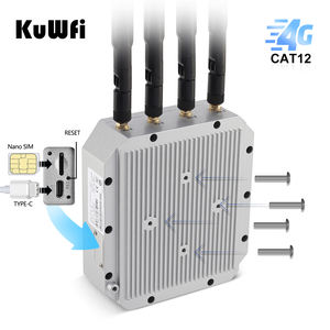 Routeur CPE industriel KuWFi 4G LTE Cat 12 avec port Gigabit et Wi-Fi 5, téléchargement 600 Mbps pour un haut débit mobile stable - Product Image 3