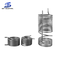 Fabricant de bobines en acier inoxydable OEM ODM, tubes en acier inoxydable 304, serpentin de refroidissement pour échangeur de chaleur tubulaire