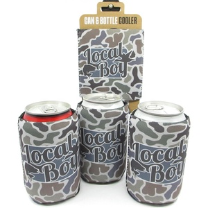 Sac isotherme promotionnel en néoprène de 12 oz couleur unie avec manchon de bouteille de boisson imprimé par sublimation pour la bière - Product Image 3