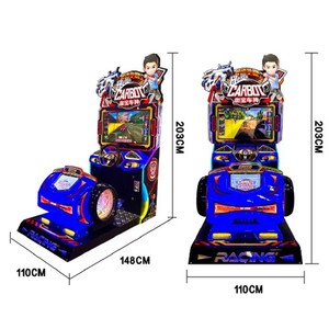 Macchina <span class=keywords><strong>da</strong></span> Gioco <span class=keywords><strong>di</strong></span> Corse Super Sprint, Simulatore <span class=keywords><strong>di</strong></span> Guida ad Alta Velocità, Giochi Arcade <span class=keywords><strong>di</strong></span> Competizione Automobilistica - Product Image 1