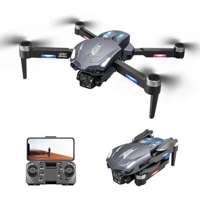 D11 Air Selfie Drone with 4K Aerial Camera Brushless Motor Obstacle Avoidance Remote Control Optical Flow Esc for Beginners