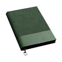 Livre d'affaires personnalisable à couverture rigide et reliure spirale A4/A5, impression de logo personnalisée, papier offset, pelliculage – Cadeau idéal pour les réunions