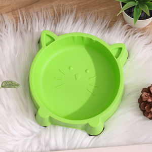 Mangkuk Makanan dan Minum Hewan Peliharaan Bentuk Hewan, Mangkuk Makanan Anjing Plastik untuk Memberi Makan - Product Image 3