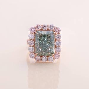 Best Quality Moissanite Engagement <b>Ring</b> for Bridal Jewelry Wedding Celebration and Gift Giving Available At Best Price - Product Image 5