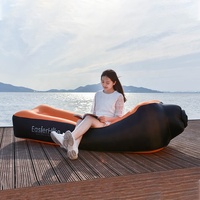 Nouveau design confortable Air gonflable Beach Lounge Camping paresseux sac de couchage