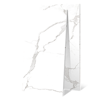 Carrelage en porcelaine effet marbre blanc ventre de poisson 300x600mm, facile à nettoyer, imperméable, pour sol, mur, salon, hôtel