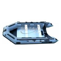 Bateau pneumatique de 4,2 m, très demandé, pour le plaisir aquatique et la pêche, avec coque en V profond, en stock