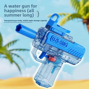 Nouveau pistolet à eau en plastique 2026 pour enfants garçons, haute technologie, pulvérisation à contre-courant, tir manuel par impulsions, mini pistolet à eau modèle WZSQ - Product Image 2