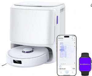 Aspiradora Robótica <span class=keywords><strong>NARWAL</strong></span> 8500Pa, Limpieza en Seco y Húmedo, Autolimpieza, Navegación LDS Slam+VSLAM, Control por Aplicación, Eliminación de Suciedad, Motor sin Escobillas - Product Image 1