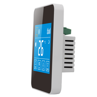 Thermostat WIFI numérique AC860F 3 vitesses pour ventilo-convecteur carré 2/4 tuyaux, 220V, ignifuge PC+ABS, pour Villa, Appartement, Hôtel