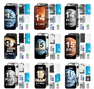 โรงงานขายส่งหน้าจอ OLED แบบนิ่มพร้อม IC พกพาในตัวสำหรับ <span class=keywords><strong>iPhone</strong></span> 12 <span class=keywords><strong>13</strong></span> 14 15 16 17 <span class=keywords><strong>Pro</strong></span> Max Plus 16E 17E ขนาด 6.1-6.9 <span class=keywords><strong>น</strong></span>ิ้ว - Product Image 1