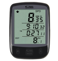 Speedometer sepeda berkabel, Odometer komputer Sensor kecepatan Mph untuk latihan dalam dan luar ruangan tahan hujan