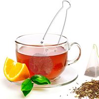 Infuseur à thé avec poignée Filtre à boule à thé en maille fine Diffuseurs de thé plus raides pour le thé en vrac, les épices, les assaisonnements