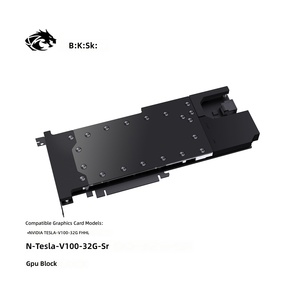 บล็อกน้ำสำหรับ GPU <span class=keywords><strong>Bykski</strong></span> N-TESLA-V100-32G-SR ดีไซน์โลหะทั้งหมดสำหรับ V100 ผลิตในประเทศจีน - Product Image 4