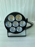 Projecteur PAR LED COB double couleur blanc chaud haute puissance 7*50W, éclairage de scène, projecteur PAR LED 400W