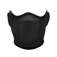 WOSAWE — masque facial pour le cyclisme, protection faciale, respirant, garde au chaud, coupe-vent, anti-poussière, demi-cagoule tactique, chauffe-oreilles, protection faciale