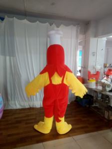 Costume mascotte animale pollo personalizzato per negozio di alimentari in vendita - Product Image 2