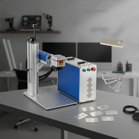Machine de marquage laser portable 20W/30W, nouveau modèle mini pliable, machine de gravure laser à fibre pour plaques métalliques